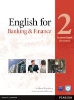 PEARSON English for banking and finance 2 vocational english course book with CD-ROM Rosenberg Marjorie - Muzyka alternatywna - miniaturka - grafika 1