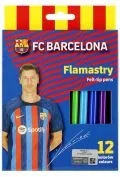Flamastry - pisaki 12kol fc barcelona wb astra 314023050 - miniaturka - grafika 1