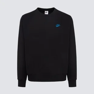 NIKE BLUZA FDTN CREW BLK BLU SWEATSHIRT - Bluzy męskie - miniaturka - grafika 1