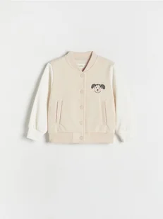 Reserved - Bluza bomberka - kremowy - Bluzy dla dziewczynek - miniaturka - grafika 1