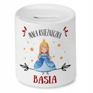 Skarbonka 330 ml Dla Basi Córki Dziecka Prezent z Nadrukiem ze Zdjęciem - Skarbonki - miniaturka - grafika 1