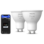 Systemy inteligentnych domów - Philips Philips Hue White GU10 2 szt 929001953508 - miniaturka - grafika 1