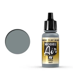 Vallejo Farba akrylowa Model Air - BS Medium Sea Grey BS637 / 17ml Vallejo 71307 - Kolejki i akcesoria - miniaturka - grafika 2