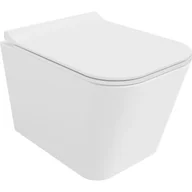 Miski WC - Mexen Teo miska wc Rimless Tornado z deską wolnoopadającą slim, duroplast, biała połysk - 30850700T - miniaturka - grafika 1