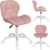 Fotele i krzesła biurowe - KRZESŁO biurowe na kółkach obrotowe do biurka - miniaturka - grafika 1