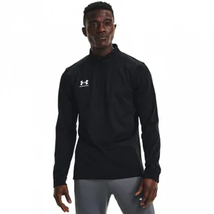 Męska bluza treningowa nierozpinana bez kaptura Challenger Midlayer - czarna - UNDER ARMOUR - Bluzy sportowe męskie - miniaturka - grafika 1
