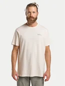 Koszulki męskie - Jack Wolfskin T-Shirt Essential 1808382 Écru Regular Fit - miniaturka - grafika 1