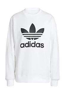 Swetry damskie - Adidas Damski sweter Trf Crew Sweat biały 40 GN2961 - grafika 1