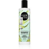 Szampony do włosów - Organic Shop szampon do włosów wzmacniający Błękitna laguna 280 ml - miniaturka - grafika 1