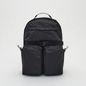 Plecaki - Reserved - Plecak z pojemnymi kieszeniami - Czarny - miniaturka - grafika 1