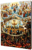 Ikony i obrazy sakralne - Ikona religijna Sąd Ostateczny - miniaturka - grafika 1