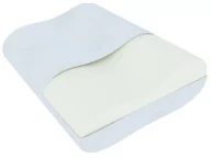 Poduszki - ŚpijZdrowo Poduszka Flora Bamboo biała 11x50x33cm - miniaturka - grafika 1