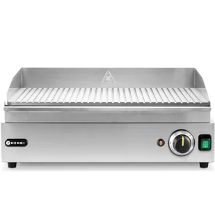 Grill elektryczny płyta grillowa ryflowana 527 x 404 mm 2400 W - Piece, kotły  i płyty grzejne gastronomiczne - miniaturka - grafika 1