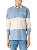 Koszulki męskie - Lee Koszulka polo w kolorze błękitno-białym - miniaturka - grafika 1