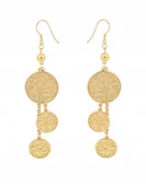 Kokony niemowlęce - KOLCZYKI TRZY DRZEWKA (P22/WIO/74AU) - miniaturka - grafika 1