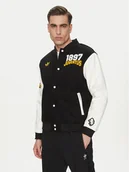 Kurtki męskie - adidas Kurtka bomber Juventus VRCT JF0451 Czarny Loose Fit - miniaturka - grafika 1