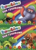 Szkolne artykuły papiernicze - Blok rysunkowy A4 Bambino 20 kartek 10 sztuk mix - St. Majewski - miniaturka - grafika 1