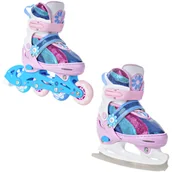 Łyżwy - Rolki Łyżwy figurowe 2w1 Regulowane RAVEN Senia 34-37 - miniaturka - grafika 1