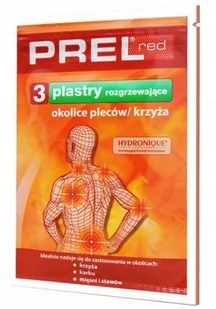 GENEXO SP. Z O.O. Prel Red Plaster Na Skórę 3 Sztuki - Stawy, mięśnie, kości - miniaturka - grafika 1