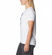 Koszulki sportowe damskie - Damski t-shirt treningowy z nadrukiem COLUMBIA Sun Trek Graphic Tee II - miniaturka - grafika 1