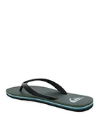 Klapki i japonki męskie - Quiksilver MOLOKAI klapki męskie, Black Green Blue, 32 EU - miniaturka - grafika 1