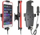 Uchwyty samochodowe do telefonów - Uchwyt aktywny z kablem USB do Apple iPhone 8 Plus w futerale - miniaturka - grafika 1