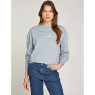 Bluzy damskie - Calvin Klein Bluza HERO LOGO | Regular Fit - miniaturka - grafika 1