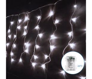 Aigostar - LED Zewnętrzny łańcuch bożonarodzeniowy 100xLED/8 funkcji 8x0,4m IP44 zimna biel - Lampy ogrodowe - miniaturka - grafika 1