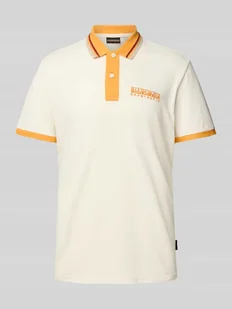 Koszulka polo o kroju regular fit z wyhaftowanym logo model ‘E-MURLO’ - Koszulki męskie - miniaturka - grafika 1