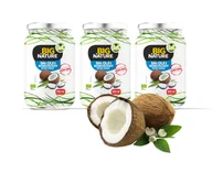 Oliwa - Big Nature Olej kokosowy extra virgin tłoczony na zimno Zestaw 3 x 900 ml Bio - oliwa lub olej - miniaturka - grafika 1