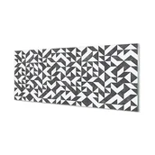 Tablice i flipcharty - Panel szklany hartowany do kuchni Wielokąty 125x50 cm - miniaturka - grafika 1