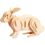 Łamigłówki - Eureka Łamigłówka drewniana Gepetto Królik - miniaturka - grafika 1