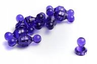 Magnesy - Magnes na lodówkę, biurowy 15x21 Fioletowy - miniaturka - grafika 1