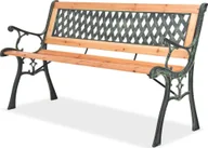 Ławki ogrodowe - Elior drewniana ławka ogrodowa Rosa 2X 3484 - miniaturka - grafika 1