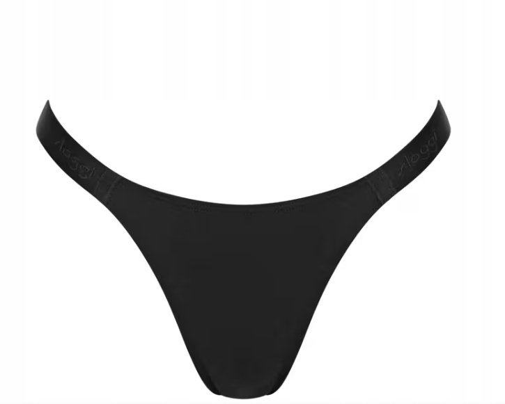 SLOGGI CZARNE BEZSZWOWE MAJTKI TANGA Z BAWEŁNĄ I ELASTANEM XXL J7A