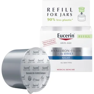 Eucerin Hyaluron-Filler Krem na noc, Refill - Kremy do twarzy - miniaturka - grafika 1