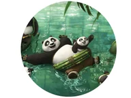Ciasta i półprodukty do ciast - Dekoracyjny opłatek tortowy Kung Fu Panda - 20 cm - miniaturka - grafika 1