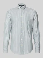 Koszule męskie - Koszula biznesowa o kroju slim fit z bawełny z kołnierzykiem typu cutaway - miniaturka - grafika 1