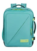 Plecaki - Plecak podręczny American Tourister Take2Cabin MS do Wizz Air - dusty turquoise / lime - miniaturka - grafika 1