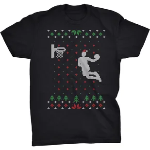 Koszykówka Koszulka Świąteczna NBA Koszykarz - Koszulki męskie - miniaturka - grafika 1