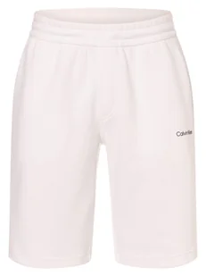 Calvin Klein Spodenki dresowe Mężczyźni biały jednolity, L - Spodenki męskie - miniaturka - grafika 1
