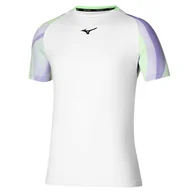 Koszulki sportowe męskie - Koszulka męska Mizuno  Release Shadow Tee White S - miniaturka - grafika 1