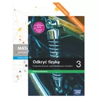 Podręczniki do technikum - Pakiet podręczników: MATeMAtyka, Odkryć fizykę. Zakres podstawowy. Liceum i technikum. Klasa 3. Edycja 2024 - miniaturka - grafika 1