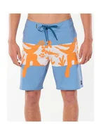 Stroje kąpielowe - Boardshorty surfingowe męskie RIP CURL MIRAGE OWEN SALTWATER niebieskie 32 - miniaturka - grafika 1