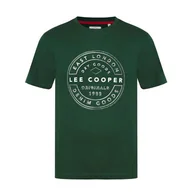 Koszulki męskie - Lee Cooper koszulka męska zielona C Logo, Rozmiar XXL - miniaturka - grafika 1