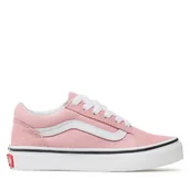 Buty dla dziewczynek - Tenisówki Vans Old Skool VN000W9T9AL1 Różowy - miniaturka - grafika 1