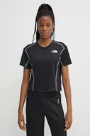 Koszulki sportowe damskie - The North Face t-shirt sportowy Hakuun kolor czarny NF0A8849JK31 - miniaturka - grafika 1