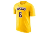 Koszulki męskie - Nike Nba Los Angeles Lakers Lebron James 6 Tee Amarillo - miniaturka - grafika 1