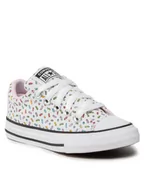 Buty dla dziewczynek - Converse Trampki Ctas Street Ox A00667C Biały - miniaturka - grafika 1