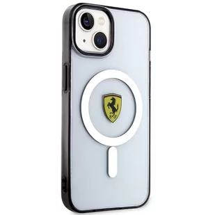 Ferrari FEHMP14SURKT iPhone 14 6,1" przezroczysty/transparent hardcase Outline Magsafe - Etui i futerały do telefonów - miniaturka - grafika 4